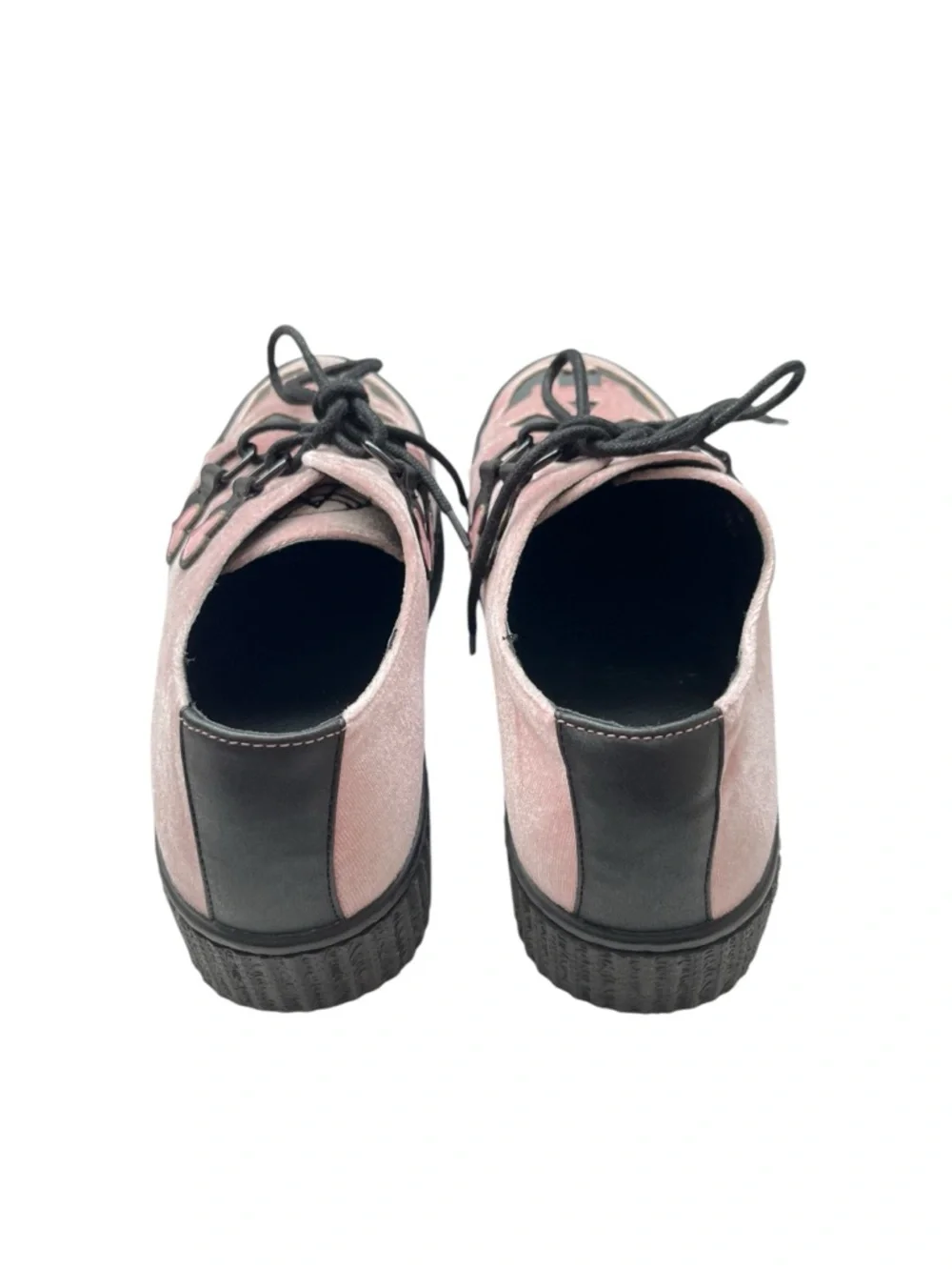 Strange Cvlt Jack O Lantern Face Velvet Platform Creepers Pink Size Women’s 10
